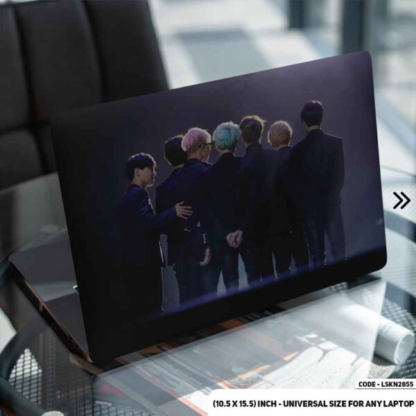 BTS Member Matte Finished Removable Waterproof Laptop Sticker & Laptop Skin (Including FREE Accessories) - LSKN2855 - DDecorator