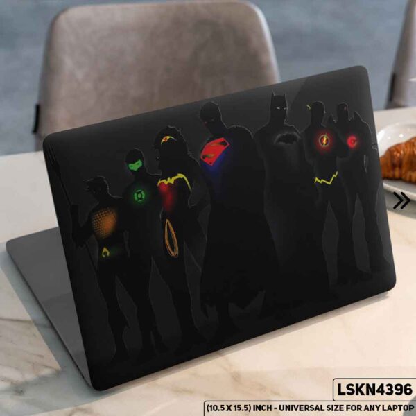 Superman Batman Justice League Matte Finished Removable Waterproof Laptop Sticker & Laptop Skin (Including FREE Accessories) - LSKN4396 - DDecorator