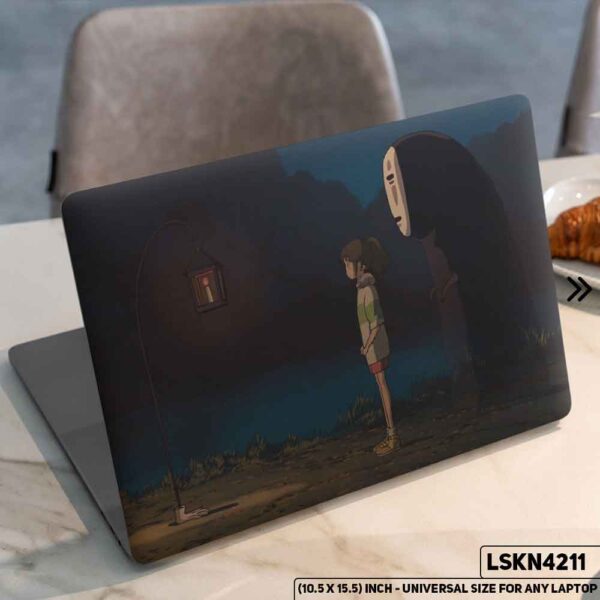 Anime Cartoon Character Matte Finished Removable Waterproof Laptop Sticker & Laptop Skin (Including FREE Accessories) - LSKN4211 - DDecorator