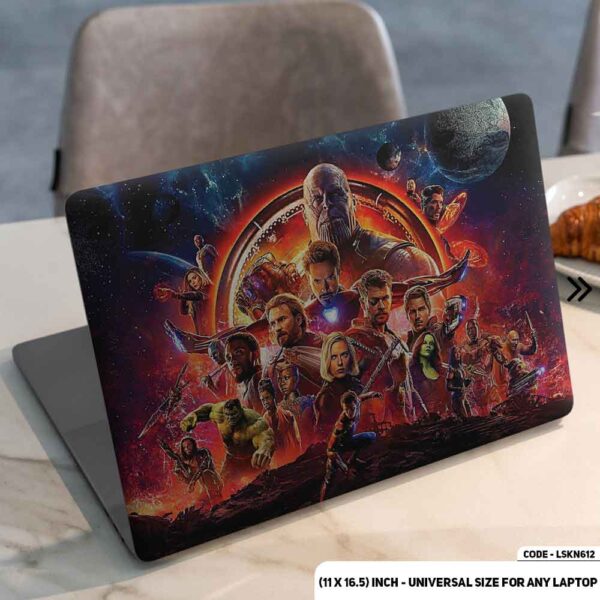 Avengers End Game Matte Finished Removable Waterproof Laptop Sticker & Laptop Skin (Including FREE Accessories) - LSKN612 - DDecorator