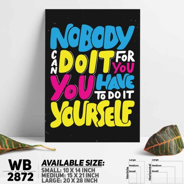 DDecorator Do It Yourself - Motivational Wall Decoration And Home Decoration PVC Wall Board And Wall Canvas - WB2872