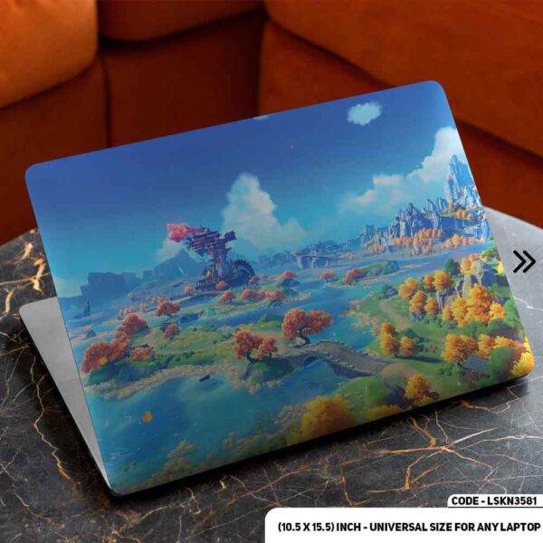 Fantacy Digital Illustration Matte Finished Removable Waterproof Laptop Sticker & Laptop Skin (Including FREE Accessories) - LSKN3581 - DDecorator