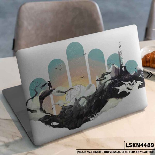 Fantacy Art Digital Illustration Matte Finished Removable Waterproof Laptop Sticker & Laptop Skin (Including FREE Accessories) - LSKN4489 - DDecorator