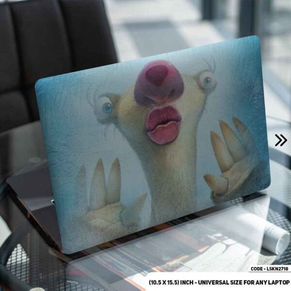 Animated Cartoon Character Matte Finished Removable Waterproof Laptop Sticker & Laptop Skin (Including FREE Accessories) - LSKN2718 - DDecorator