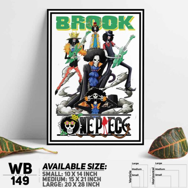 DDecorator One Piece Anime Manga series Wall Decoration And Home Decoration PVC Wall Board And Wall Canvas - WB149