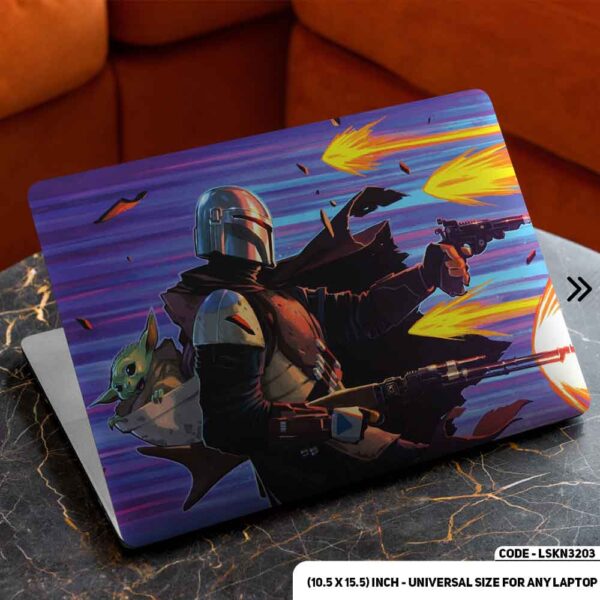 Digital Fantacy Anime Cartoon Art Illustration Matte Finished Removable Waterproof Laptop Sticker & Laptop Skin (Including FREE Accessories) - LSKN3203 - DDecorator