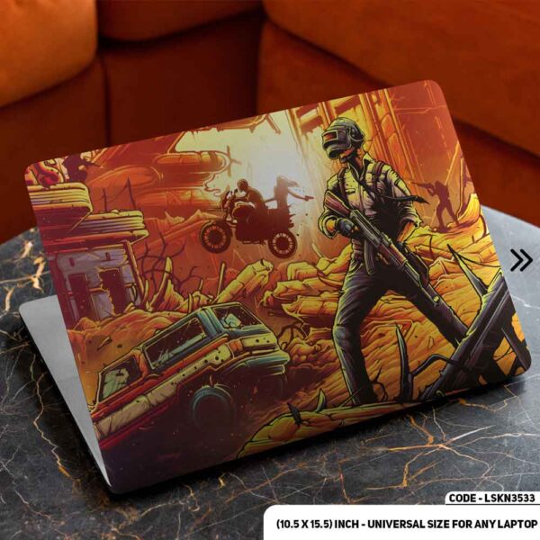 Digital Character Illustration Matte Finished Removable Waterproof Laptop Sticker & Laptop Skin (Including FREE Accessories) - LSKN3533 - DDecorator