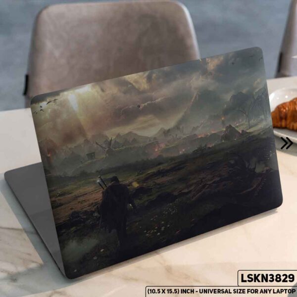 Fantacy Art Digital Illustration Matte Finished Removable Waterproof Laptop Sticker & Laptop Skin (Including FREE Accessories) - LSKN3829 - DDecorator