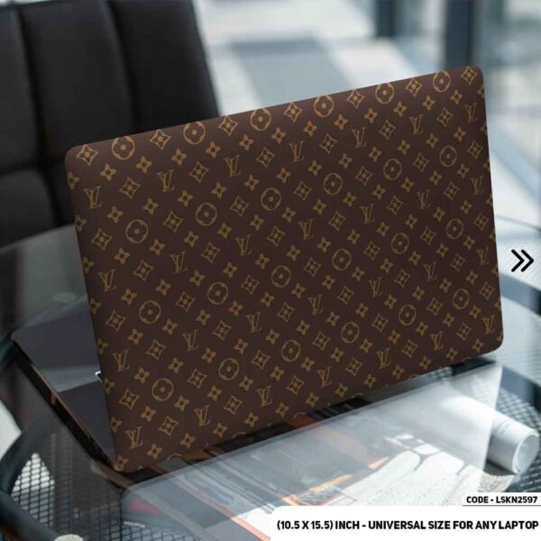 Luxury Brand Iconic Pattern Matte Finished Removable Waterproof Laptop Sticker & Laptop Skin (Including FREE Accessories) - LSKN2597 - DDecorator