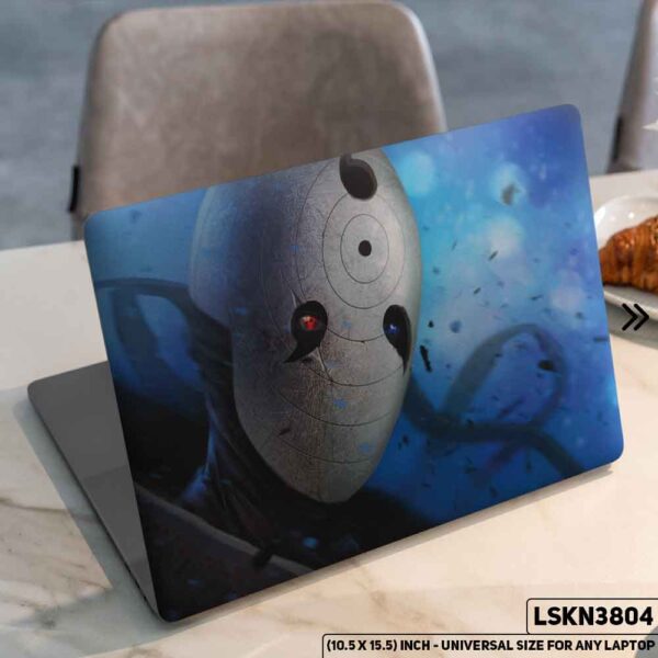 NARUTO Anime Character Illustration Matte Finished Removable Waterproof Laptop Sticker & Laptop Skin (Including FREE Accessories) - LSKN3804 - DDecorator
