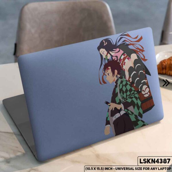Demon Slayer: Kimetsu no Yaiba Matte Finished Removable Waterproof Laptop Sticker & Laptop Skin (Including FREE Accessories) - LSKN4387 - DDecorator