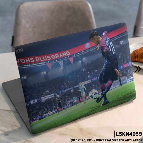 Neymar FIFA World Cup Matte Finished Removable Waterproof Laptop Sticker & Laptop Skin (Including FREE Accessories) - LSKN4059 - DDecorator