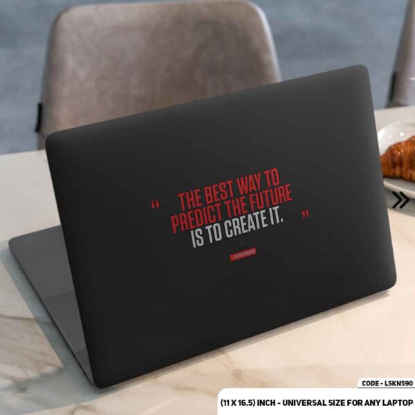 Motivational Speech from House Of Cards Matte Finished Removable Waterproof Laptop Sticker & Laptop Skin (Including FREE Accessories) - LSKN590 - DDecorator