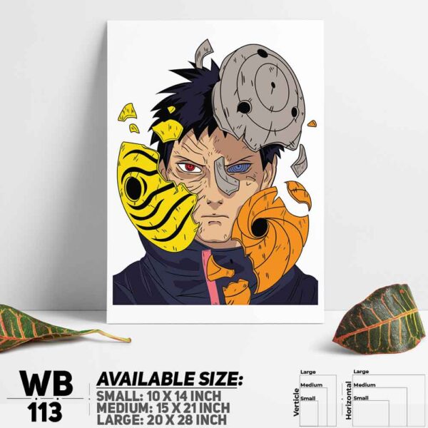 DDecorator Naruto Uzumak Manga Naruto Anime Wall Decoration And Home Decoration PVC Wall Board And Wall Canvas - WB113