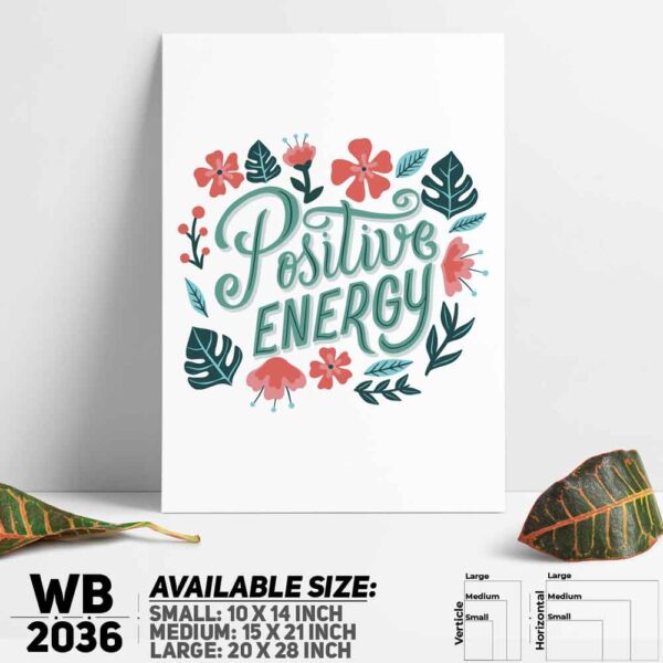 DDecorator Never - Motivational Wall Decoration And Home Decoration PVC Wall Board And Wall Canvas - WB2036