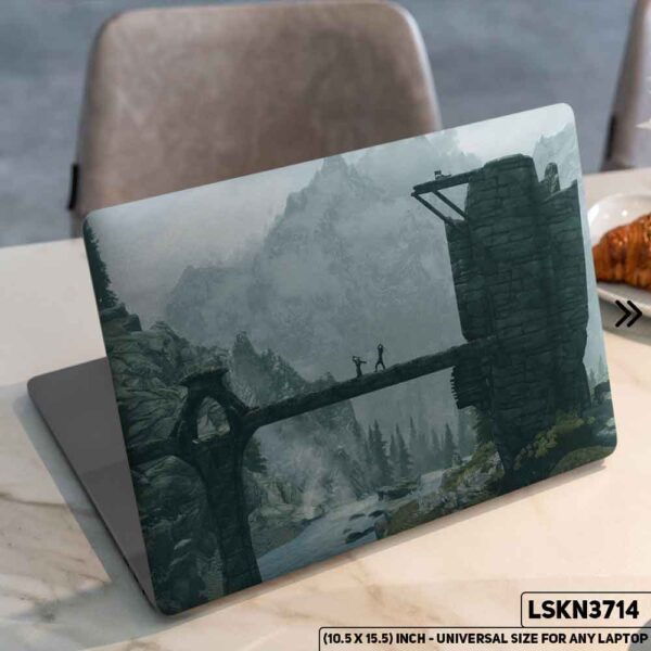 Digital Character Illustration Matte Finished Removable Waterproof Laptop Sticker & Laptop Skin (Including FREE Accessories) - LSKN3714 - DDecorator