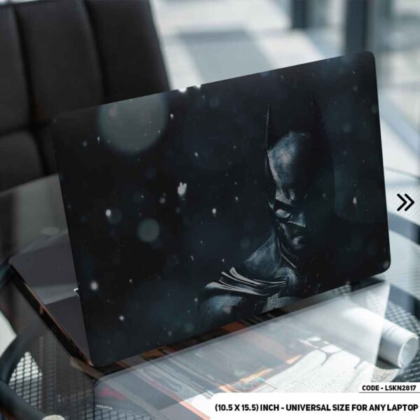 BATMAN Matte Finished Removable Waterproof Laptop Sticker & Laptop Skin (Including FREE Accessories) - LSKN2817 - DDecorator