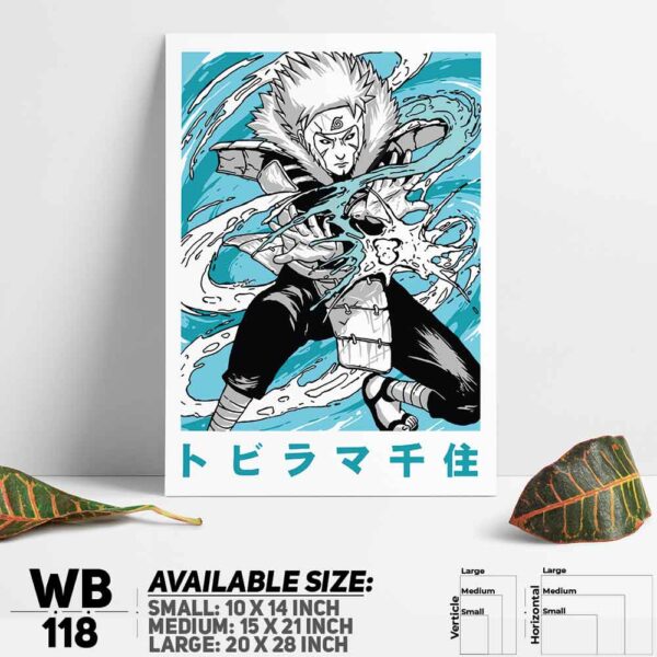 DDecorator Naruto Uzumak Manga Naruto Anime Wall Decoration And Home Decoration PVC Wall Board And Wall Canvas - WB118