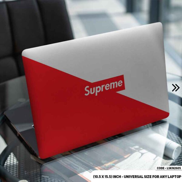 Luxury Brand Iconic Design Matte Finished Removable Waterproof Laptop Sticker & Laptop Skin (Including FREE Accessories) - LSKN2605 - DDecorator