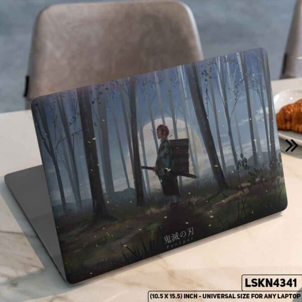 One Piece Manga Series Monkey D. Luffy Straw Hat  Matte Finished Removable Waterproof Laptop Sticker & Laptop Skin (Including FREE Accessories) - LSKN4341 - DDecorator