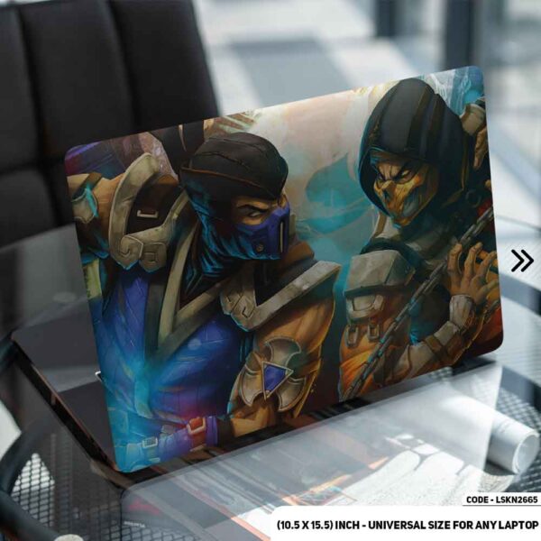 Gaming Matte Finished Removable Waterproof Laptop Sticker & Laptop Skin (Including FREE Accessories) - LSKN2665 - DDecorator