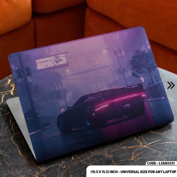 Digital Fantacy Anime Digital Cartoon Art Illustration Matte Finished Removable Waterproof Laptop Sticker & Laptop Skin (Including FREE Accessories) - LSKN3331 - DDecorator