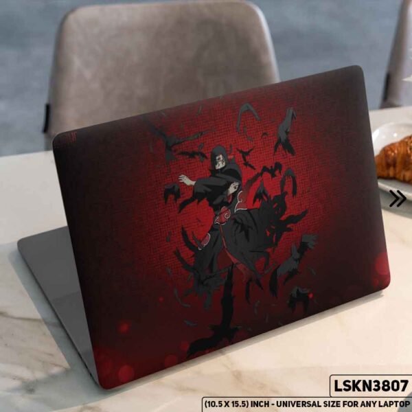 NARUTO Anime Character Illustration Matte Finished Removable Waterproof Laptop Sticker & Laptop Skin (Including FREE Accessories) - LSKN3807 - DDecorator