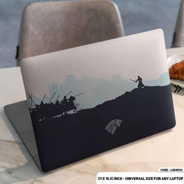 War Scene Game Of Thornes Matte Finished Removable Waterproof Laptop Sticker & Laptop Skin (Including FREE Accessories) - LSKN561 - DDecorator