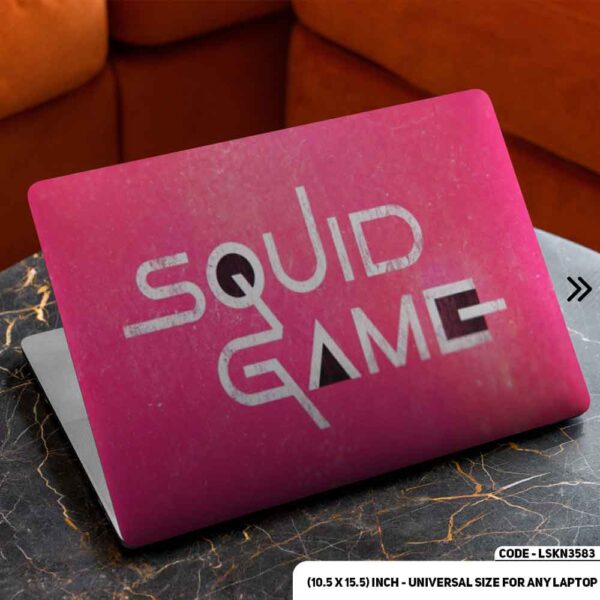 Korian Tv Series Matte Finished Removable Waterproof Laptop Sticker & Laptop Skin (Including FREE Accessories) - LSKN3583 - DDecorator