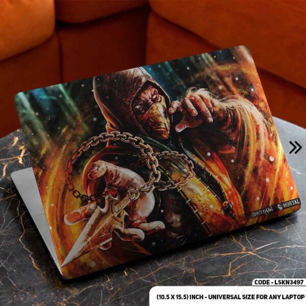 Digital Character Illustration Matte Finished Removable Waterproof Laptop Sticker & Laptop Skin (Including FREE Accessories) - LSKN3497 - DDecorator