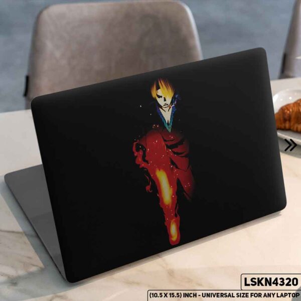 One Piece Manga Series Monkey D. Luffy Straw Hat  Matte Finished Removable Waterproof Laptop Sticker & Laptop Skin (Including FREE Accessories) - LSKN4320 - DDecorator