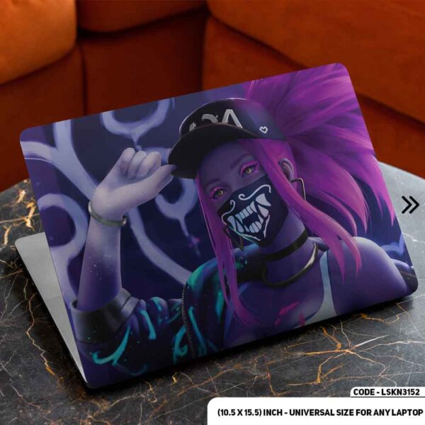 Digital Fantacy Anime Cartoon Art Illustration Matte Finished Removable Waterproof Laptop Sticker & Laptop Skin (Including FREE Accessories) - LSKN3152 - DDecorator