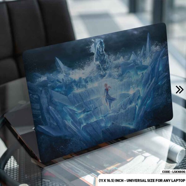 Elsa In Frozen Matte Finished Removable Waterproof Laptop Sticker & Laptop Skin (Including FREE Accessories) - LSKN806 - DDecorator