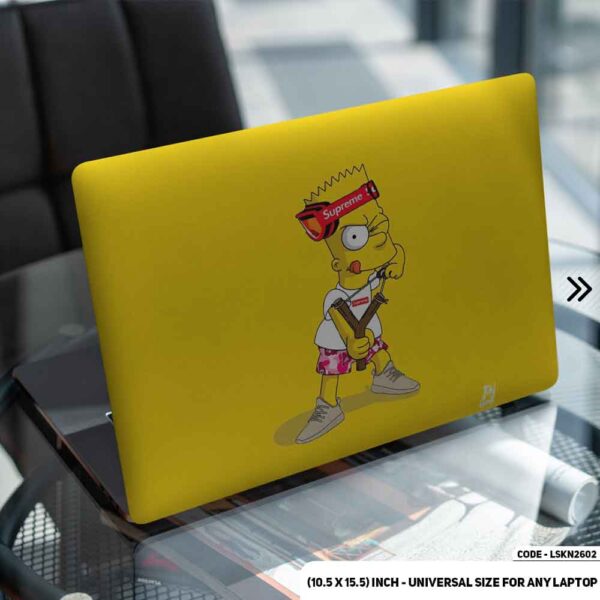 Funny Luxury Brand Iconic Design Matte Finished Removable Waterproof Laptop Sticker & Laptop Skin (Including FREE Accessories) - LSKN2602 - DDecorator