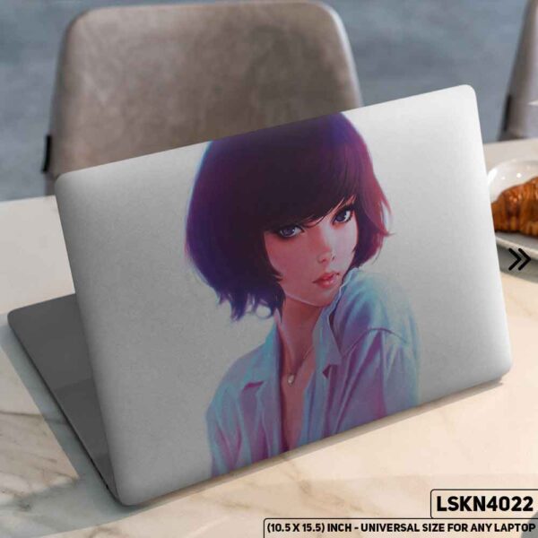 Fantacy Art Digital Illustration Matte Finished Removable Waterproof Laptop Sticker & Laptop Skin (Including FREE Accessories) - LSKN4022 - DDecorator