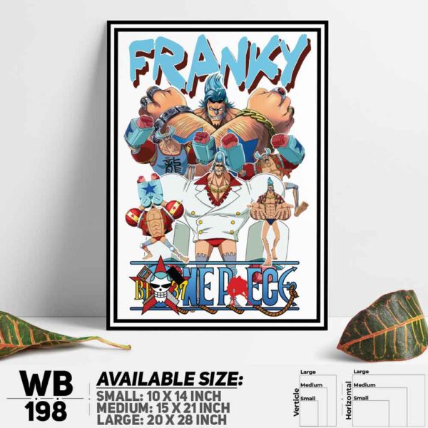 DDecorator One Piece Anime Manga series Wall Decoration And Home Decoration PVC Wall Board And Wall Canvas - WB198