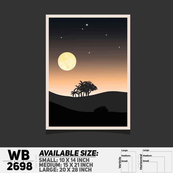 DDecorator Landscape Art Digital Illustration Wall Decoration And Home Decoration PVC Wall Board And Wall Canvas - WB2698