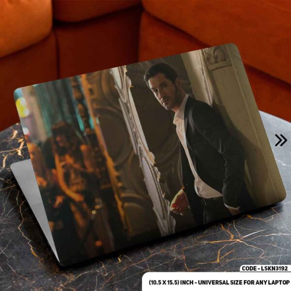 Lucifer Art Illustration Matte Finished Removable Waterproof Laptop Sticker & Laptop Skin (Including FREE Accessories) - LSKN3192 - DDecorator