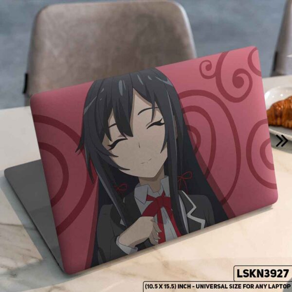 Anime Character Illustration Matte Finished Removable Waterproof Laptop Sticker & Laptop Skin (Including FREE Accessories) - LSKN3927 - DDecorator