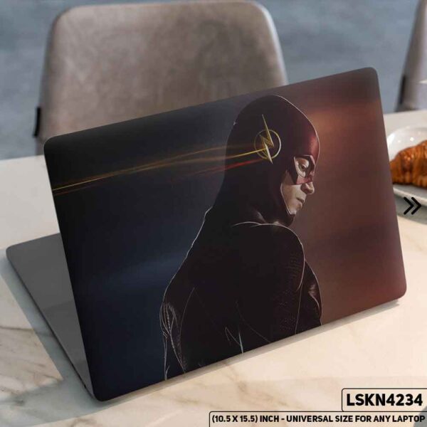 Flash DC Universe Matte Finished Removable Waterproof Laptop Sticker & Laptop Skin (Including FREE Accessories) - LSKN4234 - DDecorator