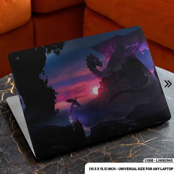 Digital Fantacy Cartoon Art Illustration Matte Finished Removable Waterproof Laptop Sticker & Laptop Skin (Including FREE Accessories) - LSKN2965 - DDecorator