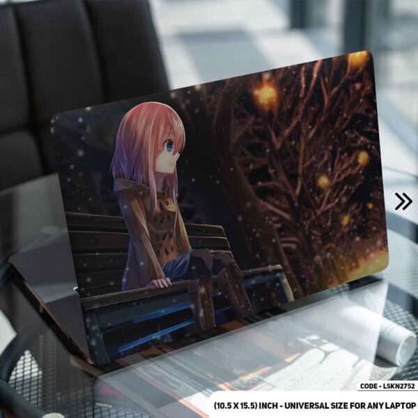 Digital Fantacy Anime Illustration Matte Finished Removable Waterproof Laptop Sticker & Laptop Skin (Including FREE Accessories) - LSKN2752 - DDecorator