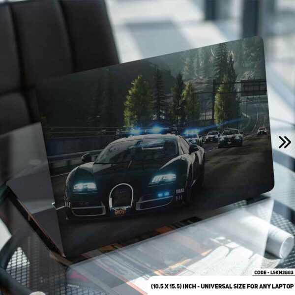 Fancy Expensive Car Matte Finished Removable Waterproof Laptop Sticker & Laptop Skin (Including FREE Accessories) - LSKN2883 - DDecorator