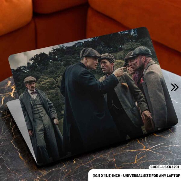 Peaky Blinders All Boys Matte Finished Removable Waterproof Laptop Sticker & Laptop Skin (Including FREE Accessories) - LSKN3291 - DDecorator