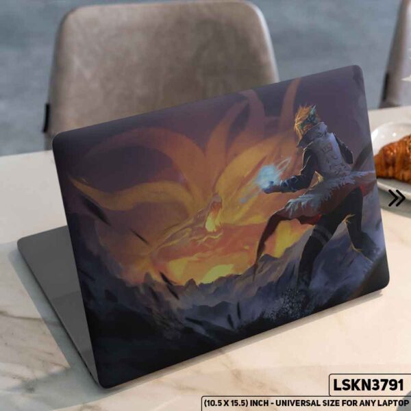 NARUTO Anime Character Illustration Matte Finished Removable Waterproof Laptop Sticker & Laptop Skin (Including FREE Accessories) - LSKN3791 - DDecorator