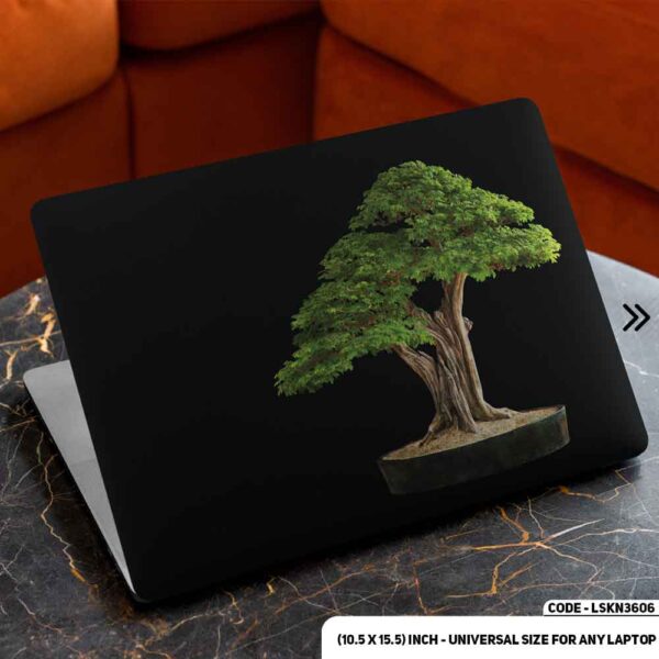 Bonsai Art Matte Finished Removable Waterproof Laptop Sticker & Laptop Skin (Including FREE Accessories) - LSKN3606 - DDecorator