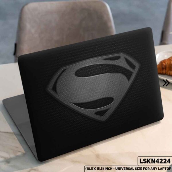 Superman Matte Finished Removable Waterproof Laptop Sticker & Laptop Skin (Including FREE Accessories) - LSKN4224 - DDecorator