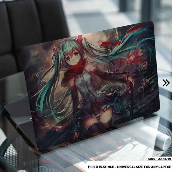 Digital Fantacy Anime Illustration Matte Finished Removable Waterproof Laptop Sticker & Laptop Skin (Including FREE Accessories) - LSKN2739 - DDecorator