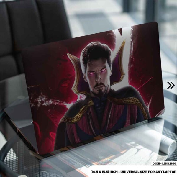 Dr Stranger Evil Art Illustration Matte Finished Removable Waterproof Laptop Sticker & Laptop Skin (Including FREE Accessories) - LSKN2630 - DDecorator