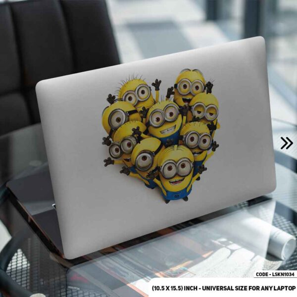 Minions Matte Finished Removable Waterproof Laptop Sticker & Laptop Skin (Including FREE Accessories) - LSKN1034 - DDecorator